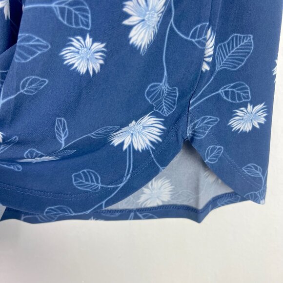 NWT Stitch Fix 41 Hawthorn Sleeveless Floral Split Neck Top Size Small Petite PS - Picture 6 of 10